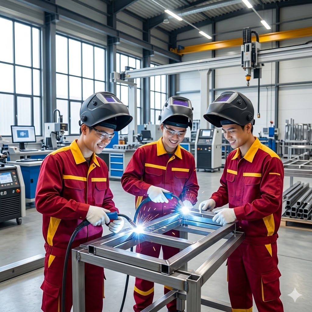 Năm châu IMS tuyển thợ hàn làm việc tại Lithuania - Châu Âu. Lương cơ bản 07 - 10 eur/giờ.